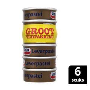 Unox Leverpastei Reguliere 6 x 56 g